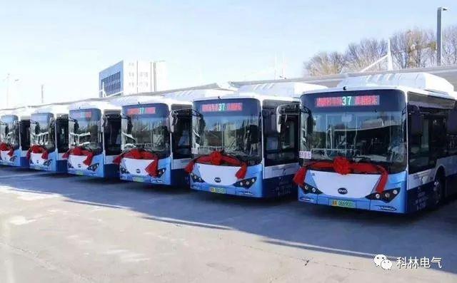 千亿国际电气太原市公交集团充电桩项目
